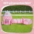 Keezi Kids 3-in-1 Pink Playhouse Tent Set – Pop Up Castle, Crawl Tunnel, Basketball Hoop, Durable Polyester, 135cm