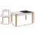 Keezi Kids Table Chair Set with Chalkboard, Storage, Eco-Friendly MDF & Pine Wood, Ideal for Ages 3+, 90x60x51.5cm