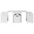 Keezi 3PCS Kids Table and Chairs Set with Storage Box, Eco-Friendly MDF, 75x48cm, White - Safe, Stylish, and Durable