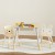 Keezi 3PCS Kids Table & Chairs Set - MDF & Pinewood, Chalkboard Desk, Hidden Storage, Cute Animal Design, Ages 3+