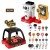 Keezi Kids Pretend Play Coffee Shop Set with Coffee Maker, Play Money, and Food - Durable Plastic, 44x13x20CM, Ages 3+ Keezi Kids Pretend Play Coffee Shop Set with Coffee Maker, Play Money, and Food - Durable Plastic, 44x13x20CM, Ages 3+