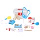 Keezi Kids Doctor Nurse Play Set - 16-Piece Medical Kit with Stethoscope, Multicoloured, 20x14x12.5cm, Ages 3+