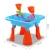 Keezi Kids Sand and Water Table Play Set – Non-Toxic, Eco-Friendly, EN71 Certified, with Funnels & Moulds, 48x48x36cm