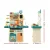 Keezi Kids Kitchen Pretend Play Set - 73pcs, Multicoloured, 69.5x27.5x92.5cm, Lights & Sounds, EN71