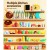 Keezi Kids Kitchen Pretend Play Set - 73pcs, Multicoloured, 69.5x27.5x92.5cm, Lights & Sounds, EN71