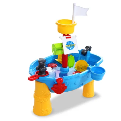 Keezi Kids Sandpit & Water Table Play Set - Eco-Friendly, Non-Toxic, EN71 Certified, 30x46x55cm, Ages 3+, Lightweight