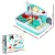 Keezi Kids Kitchen Play Set - Green Pretend Sink with Sensor, Realistic Washing & Removable Legs, 38cm x 27cm x 25cm