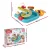 Keezi Kids Pretend Play Kitchen Sink with Faucet & Fishing Toys, Multicolour, 46x28x23cm, Educational Fun for Ages 3+