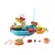 Keezi Kids Pretend Play Kitchen Sink with Faucet & Fishing Toys, Multicolour, 46x28x23cm, Educational Fun for Ages 3+
