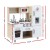 Keezi Kids Wooden Kitchen Play Set - Realistic Pretend Toys with Clock, Phone, Ice Maker, Storage - 72.5x29.5x81.5cm Keezi Kids Wooden Kitchen Play Set - Realistic Pretend Toys with Clock, Phone, Ice Maker, Storage - 72.5x29.5x81.5cm