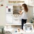 Keezi Kids Kitchen Play Set: Wooden Pretend Cooking Toys with Storage, Detachable Sink & Golden Accents, 81x29x101cm Keezi Kids Kitchen Play Set: Wooden Pretend Cooking Toys with Storage, Detachable Sink & Golden Accents, 81x29x101cm