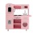 Keezi Wooden Kids Kitchen Play Set - Realistic Pretend Cooking Toys, Pink, 82x29x90cm, Child-Safe, 29-Piece Accessories Keezi Wooden Kids Kitchen Play Set - Realistic Pretend Cooking Toys, Pink, 82x29x90cm, Child-Safe, 29-Piece Accessories