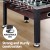 5FT Soccer Foosball Table Game Set for Adults and Kids, MDF Board, Sturdy Legs, 2 Balls, Indoor Party Fun