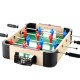 Unbranded Portable Mini Soccer Table Foosball Game - MDF Frame, Anti-Slip Handles, Chrome Rods, 41x32x9.5cm, Ages 3