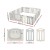 Keezi Baby Playpen 20 Panels – Foldable HDPE Toddler Fence, Safety Lock, Anti-Slip, Easy Assembly, Light Grey/White
