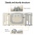 Keezi Baby Playpen 20 Panels – Foldable HDPE Toddler Fence, Safety Lock, Anti-Slip, Easy Assembly, Light Grey/White