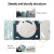 Keezi Baby Playpen 16 Panels - Foldable, Non-Toxic HDPE, 63cm Height, Safety Lock, Anti-Slip, Easy Assembly & Storage