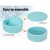 Keezi Kids Ball Pit 90x30cm Ocean Foam Play Pool - Safe, Non-Toxic, Easy-Clean Design with 200 Smooth Balls, Ages 3-8