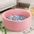 Keezi Kids Ball Pit 90x30cm - Pink Ocean Foam Play Pool with 200 Balls, Soft Non-Toxic Material, Easy to Clean & Store