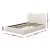 Artiss Bed Frame Double Size Boucle Upholstered Beige 203x145x92cm with Padded Headboard and Sturdy Support
