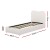 Artiss Bed Frame Single Size Boucle Fabric Beige 203x98x92cm - Stylish Wooden Slat Support with Padded Headboard