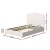 Artiss Bed Frame Double Size, Boucle Fabric, Beige, 200x144x120cm, Gas Lift Storage, Padded Headboard, Pine Wood