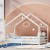 Artiss White Wooden Kids House Bed Frame - Solid Pine, Non-Toxic Paint, Fits Australian Single Mattress, 150kg Capacity