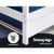 Artiss HOLY Wooden Trundle Daybed - Solid Pine House Frame, White, Fits Australian Single Mattress, Eco-Friendly Paint