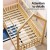 Artiss Wooden Kids Bed Frame, Pine Wood, Oak Finish, Fits Single Mattress, House-Shape Design, Sturdy & Safe