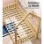 Artiss Wooden Kids Bed Frame, Pine Wood, Oak Finish, Fits Single Mattress, House-Shape Design, Sturdy & Safe