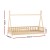 Artiss Kids Wooden Bed Frame, Solid Pine, Rounded Edges, Fits Australian Single Mattress, Oak Finish, 200x96x153cm
