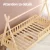 Artiss Kids Wooden Bed Frame, Solid Pine, Rounded Edges, Fits Australian Single Mattress, Oak Finish, 200x96x153cm