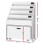 Keezi 4-Tier Kids Bookshelf Storage Organiser with Chalkboard Labels, Removable Box, Eco-Friendly 60x45x92cm White