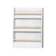 Keezi Kids 3-Tier Bookshelf with Protective Rods - White Particleboard & MDF, 59x18x80cm, Safe & Easy to Assemble Keezi Kids 3-Tier Bookshelf with Protective Rods - White Particleboard & MDF, 59x18x80cm, Safe & Easy to Assemble
