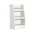 Keezi Kids 3-Tier Bookshelf with Protective Rods - White Particleboard & MDF, 59x18x80cm, Safe & Easy to Assemble