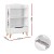Keezi Kids 3-Tier Bookshelf with Drawer, 95cm White Storage Organiser, Smooth Finish, Easy Assembly, Non-Toxic Materials