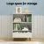 Keezi Kids 3-Tier Bookshelf with Drawer, 95cm White Storage Organiser, Smooth Finish, Easy Assembly, Non-Toxic Materials