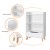 Keezi Kids 3-Tier Bookshelf with Drawer, 95cm White Storage Organiser, Smooth Finish, Easy Assembly, Non-Toxic Materials