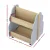 Keezi Kids Toy Box Bookshelf Organiser: MDF Solid Wood, 52x46x59cm, Lockable Wheels, Double-Sided Storage, Grey Pine