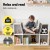Keezi Kids Bookshelf Bookcase with Storage Shelves, Toy Box, Seat and Cushion, MDF, 98x30x61cm, White