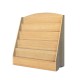 Keezi 5-Tier Kids Bookshelf Organiser, 80x30x85.5cm, Child-Safe Particle Board with Rounded Edges, Easy Assembly & Clean