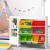 Keezi Kids Toy Box & Bookshelf Organiser - 8 Removable Bins, 4 Tiers, 15mm Particle Board, 112x28.5x100cm Keezi Kids Toy Box & Bookshelf Organiser - 8 Removable Bins, 4 Tiers, 15mm Particle Board, 112x28.5x100cm