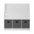Keezi Kids Bookshelf - 4-Tier Storage with Toy Box & Magazine Rack, White/Grey, Safe Design, Easy Clean, 92x30x89cm
