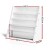 Keezi 4-Tier Kids Bookshelf - MDF Construction, Eco-Friendly, Easy Assembly, 66x28.5x63.5cm, Child-Safe Rounded Edges