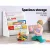 Keezi 4-Tier Kids Bookshelf - MDF Construction, Eco-Friendly, Easy Assembly, 66x28.5x63.5cm, Child-Safe Rounded Edges