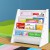 Keezi 4-Tier Kids Bookshelf - MDF Construction, Eco-Friendly, Easy Assembly, 66x28.5x63.5cm, Child-Safe Rounded Edges
