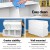Keezi Kids Toy Box Bookshelf Storage Organiser - Eco-Friendly E1 MDF, Stackable Design, Easy Assembly, White Finish