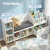 Keezi 170cm Kids Storage Unit & Bench - White, Melamine Board, 3 Toy Boxes, 3 Cubbies, 3 Shelves, Drawer, Anti-T