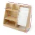 Keezi Kids Bookshelf: 3-in-1 Wood Storage Rack, White Finish, 6 Sling Pouches, 3 Shelves, 1 Drawer, 91x39 Keezi Kids Bookshelf: 3-in-1 Wood Storage Rack, White Finish, 6 Sling Pouches, 3 Shelves, 1 Drawer, 91x39