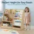 Keezi Kids Bookshelf: 3-in-1 Wood Storage Rack, White Finish, 6 Sling Pouches, 3 Shelves, 1 Drawer, 91x39 Keezi Kids Bookshelf: 3-in-1 Wood Storage Rack, White Finish, 6 Sling Pouches, 3 Shelves, 1 Drawer, 91x39